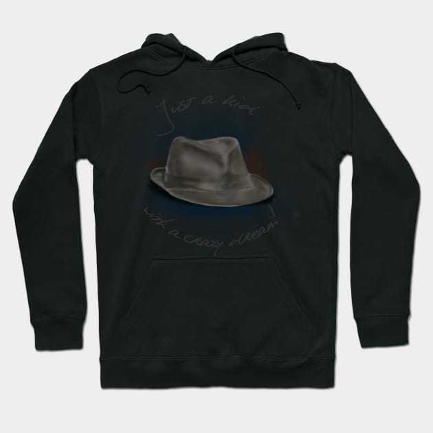 Hat For Leonard Cohen Hoodie by brodyquixote